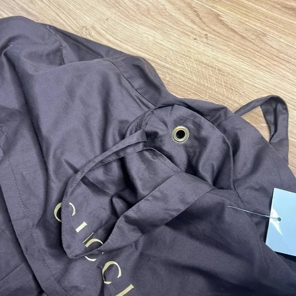 Gucci Brown Cotton Zipper and Foldable Garment Bag - New - Picture 4 of 5